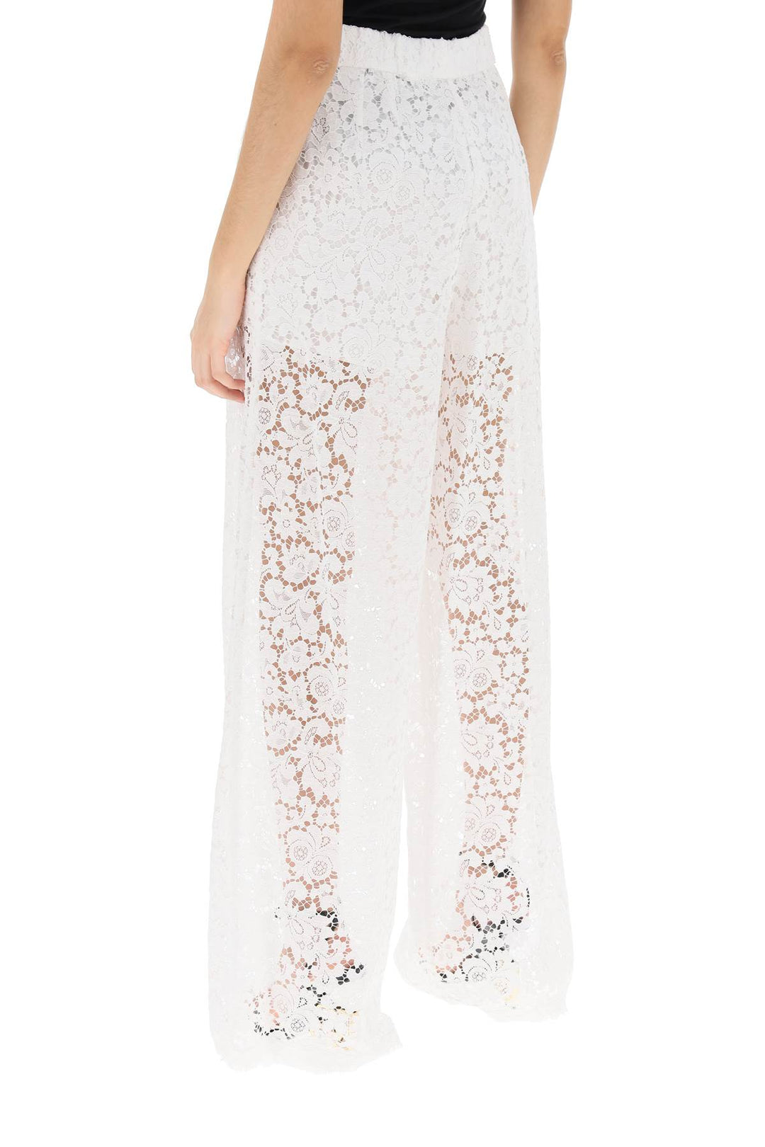 Pajama Pants In Cordonnet Lace - Dolce & Gabbana - Women