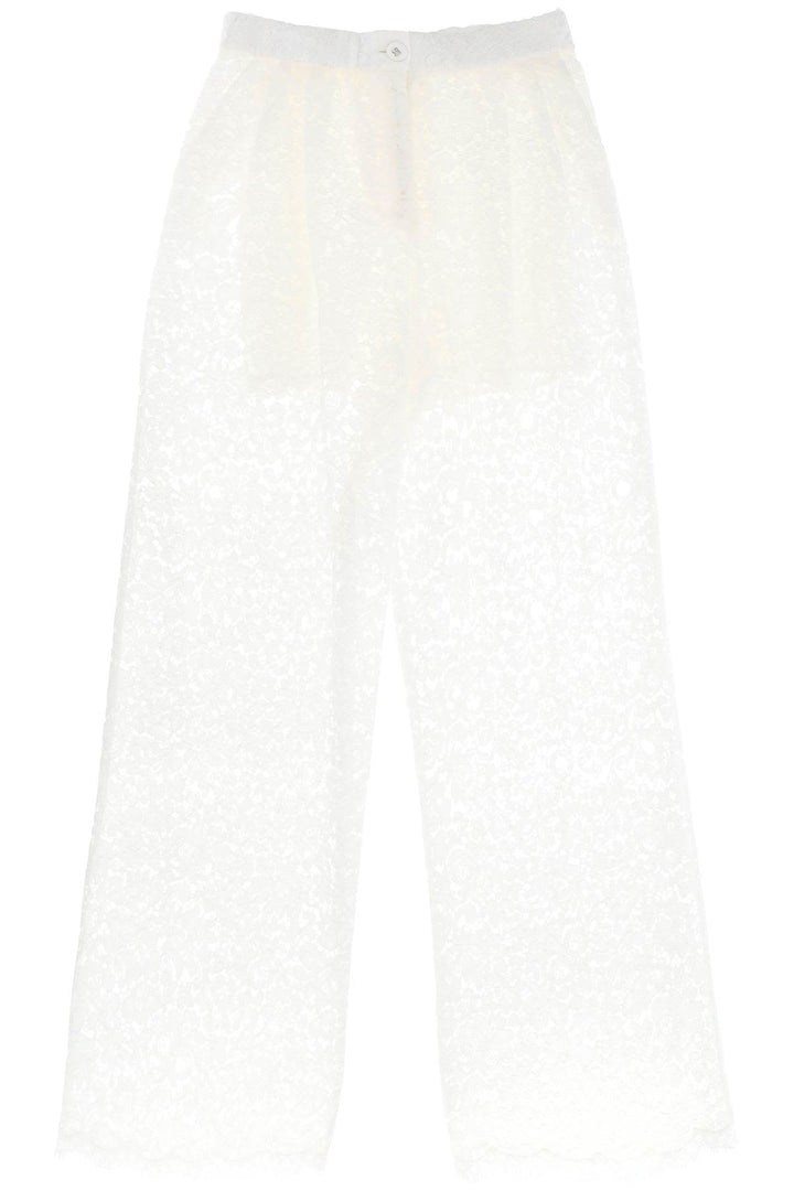 Pajama Pants In Cordonnet Lace - Dolce & Gabbana - Women