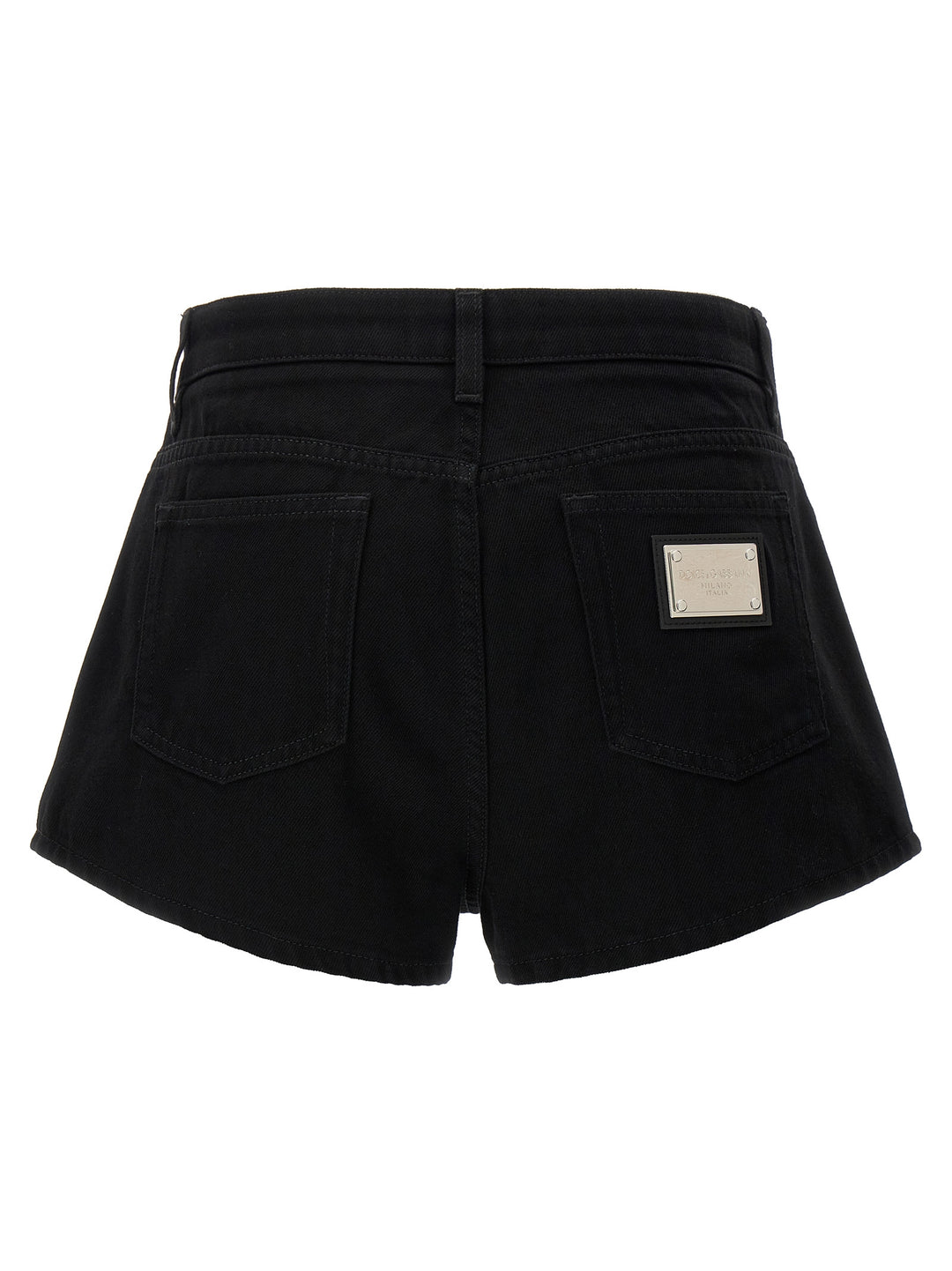 Denim Shorts Bermuda, Short Black