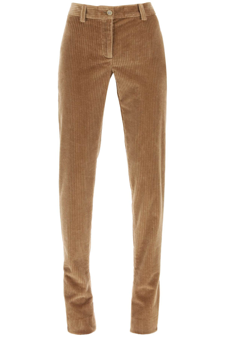 Corduroy Trumpet Pants - Dolce & Gabbana - Women