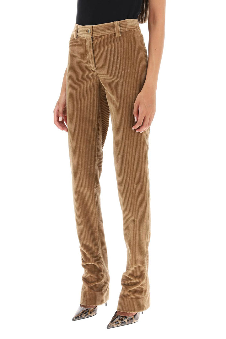 Corduroy Trumpet Pants - Dolce & Gabbana - Women