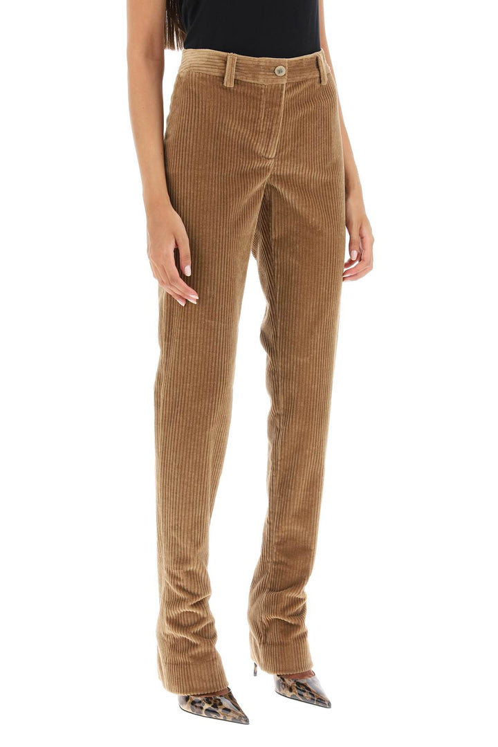 Corduroy Trumpet Pants - Dolce & Gabbana - Women