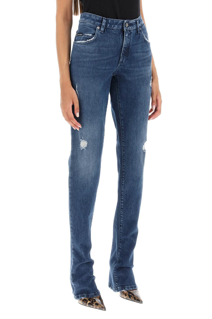 Low Rise Trumpet Jeans - Dolce & Gabbana - Women