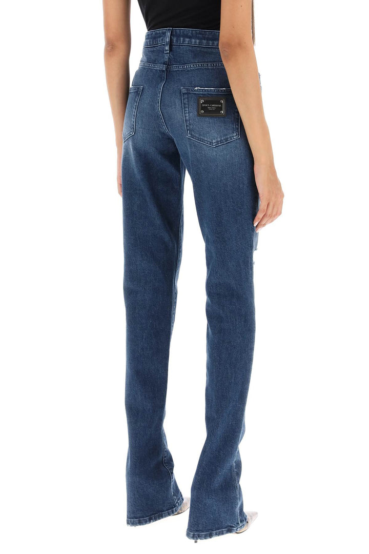 Low Rise Trumpet Jeans - Dolce & Gabbana - Women