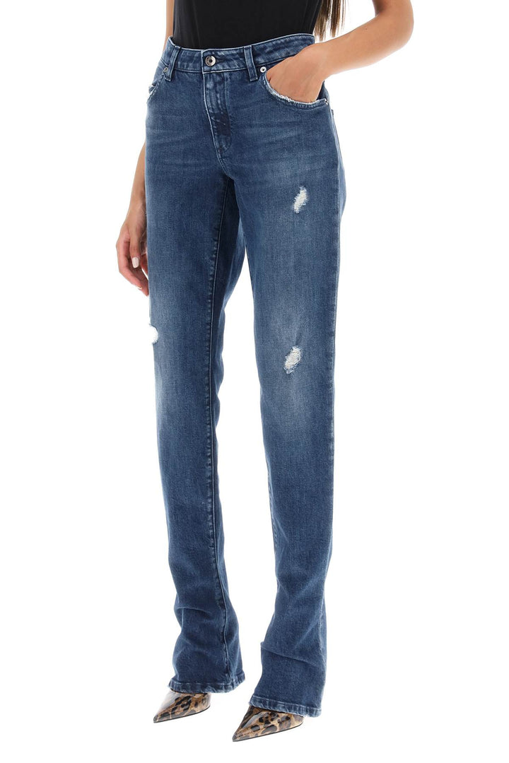 Low Rise Trumpet Jeans - Dolce & Gabbana - Women