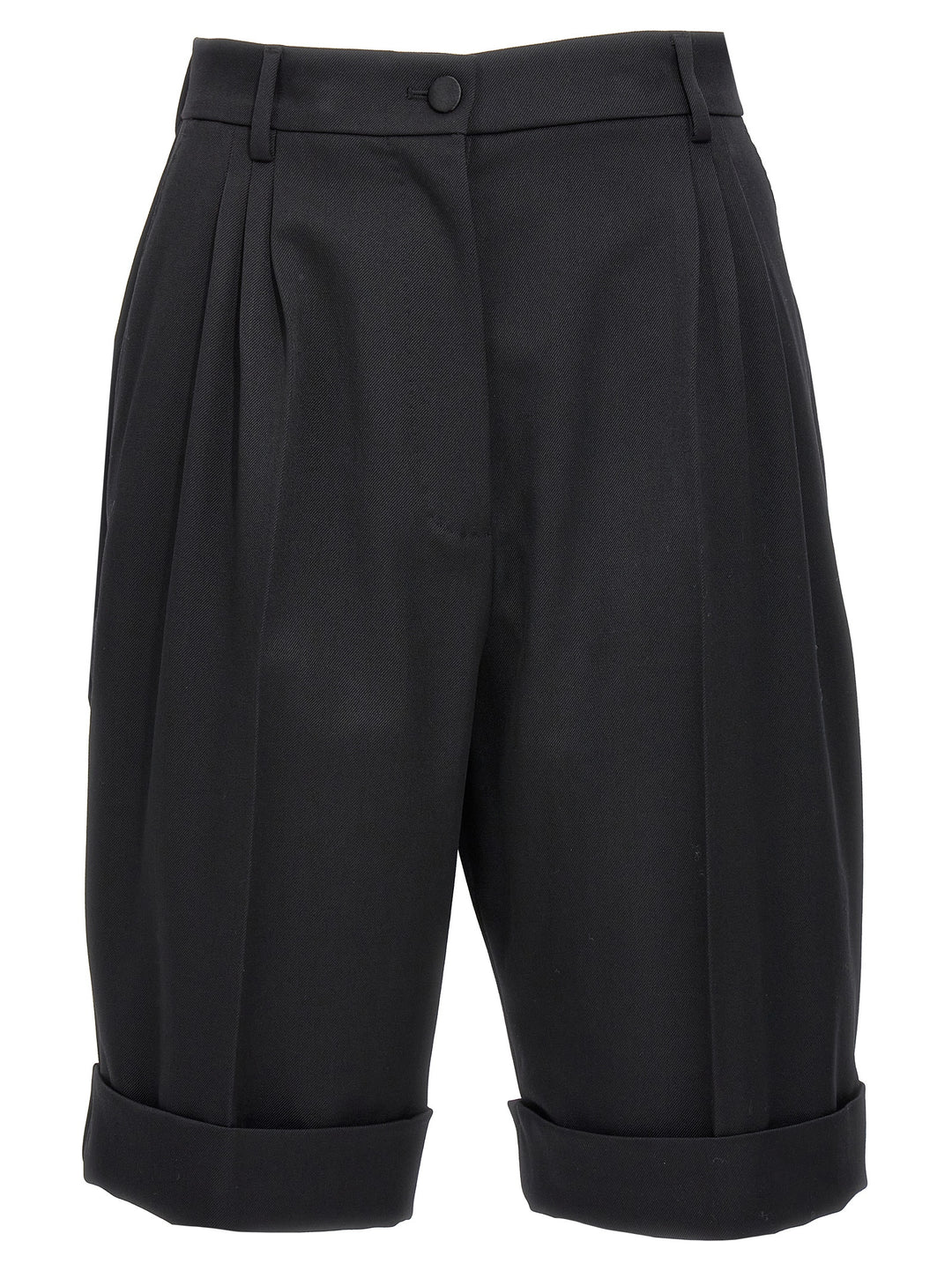 Gabardine Bermuda Shorts Bermuda, Short Black