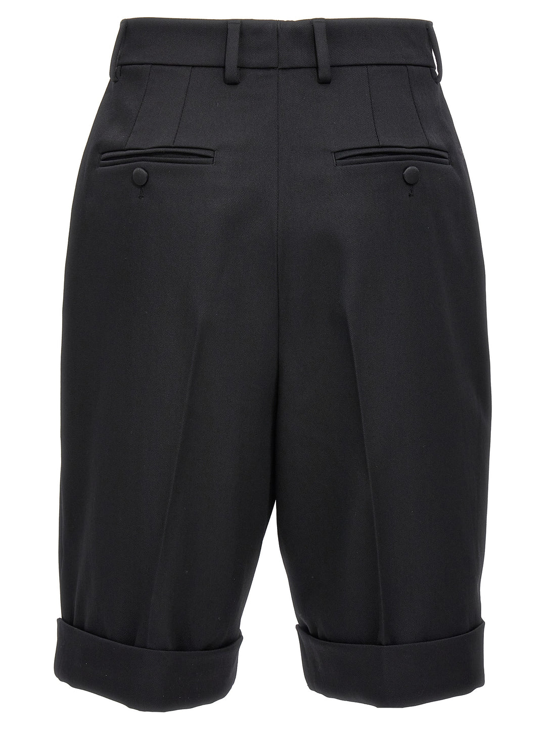 Gabardine Bermuda Shorts Bermuda, Short Black