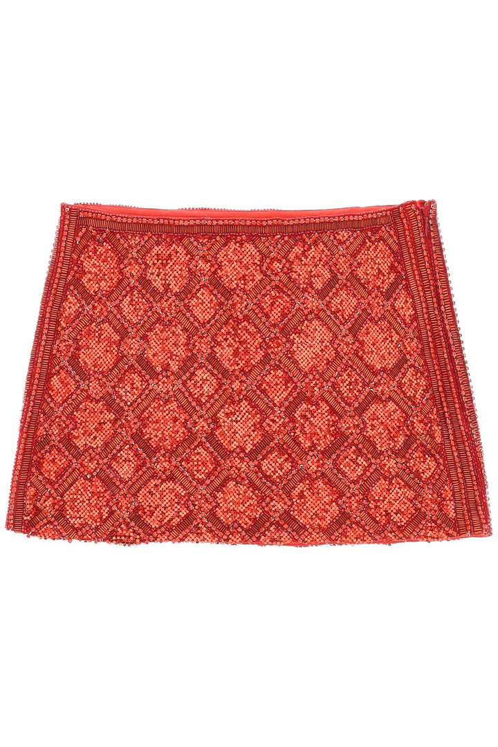 Embroidered Mini Skirt - Retrofete - Women