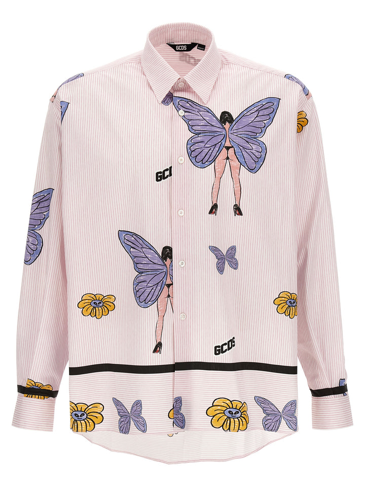 Butterfly Shirt, Blouse Pink