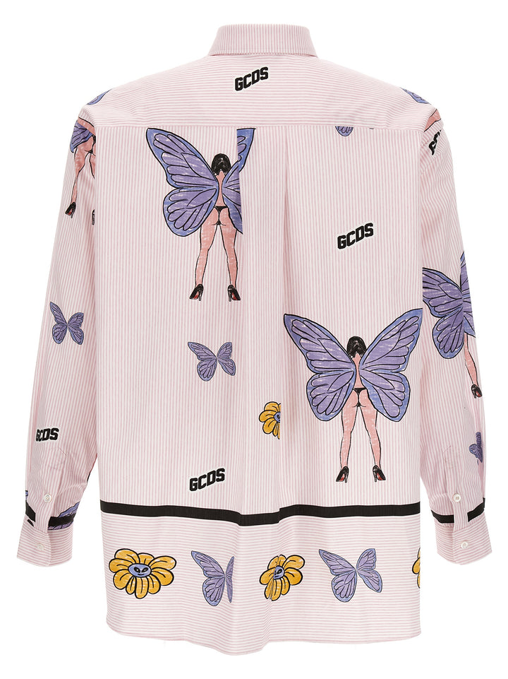 Butterfly Shirt, Blouse Pink