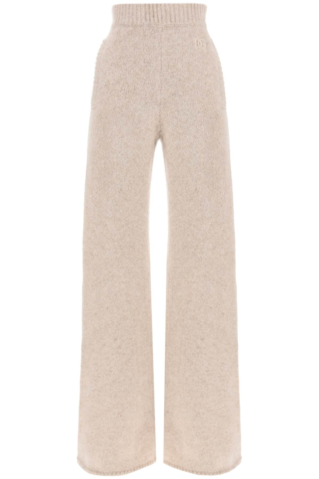 L Lama Knit Flared Pants - Dolce & Gabbana - Women