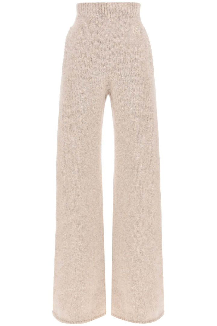 L Lama Knit Flared Pants - Dolce & Gabbana - Women