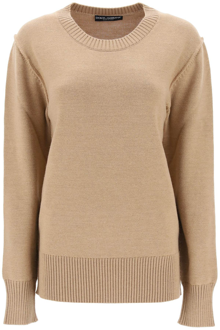 Oversized Wool Sweater - Dolce & Gabbana - Women