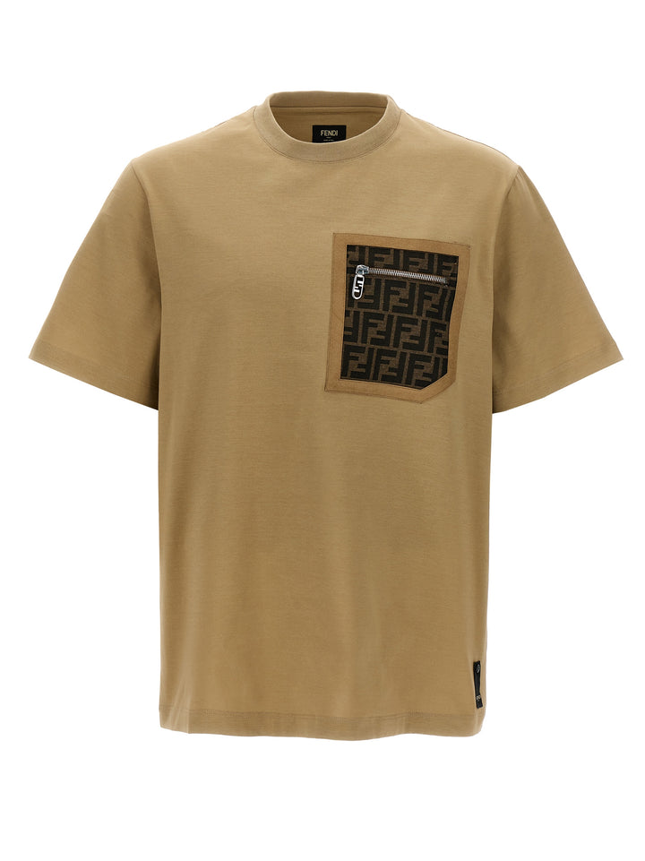 Ff T-Shirt Beige