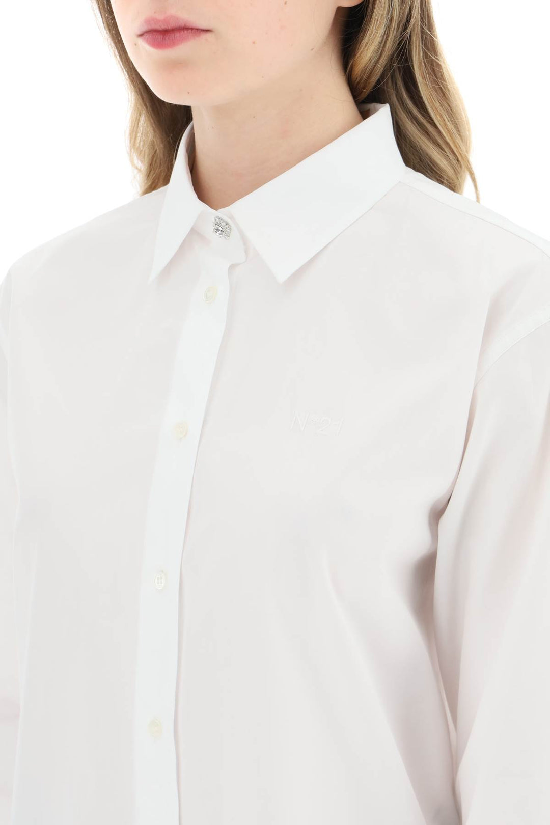 Shirt With Jewel Buttons - N.21 - Women