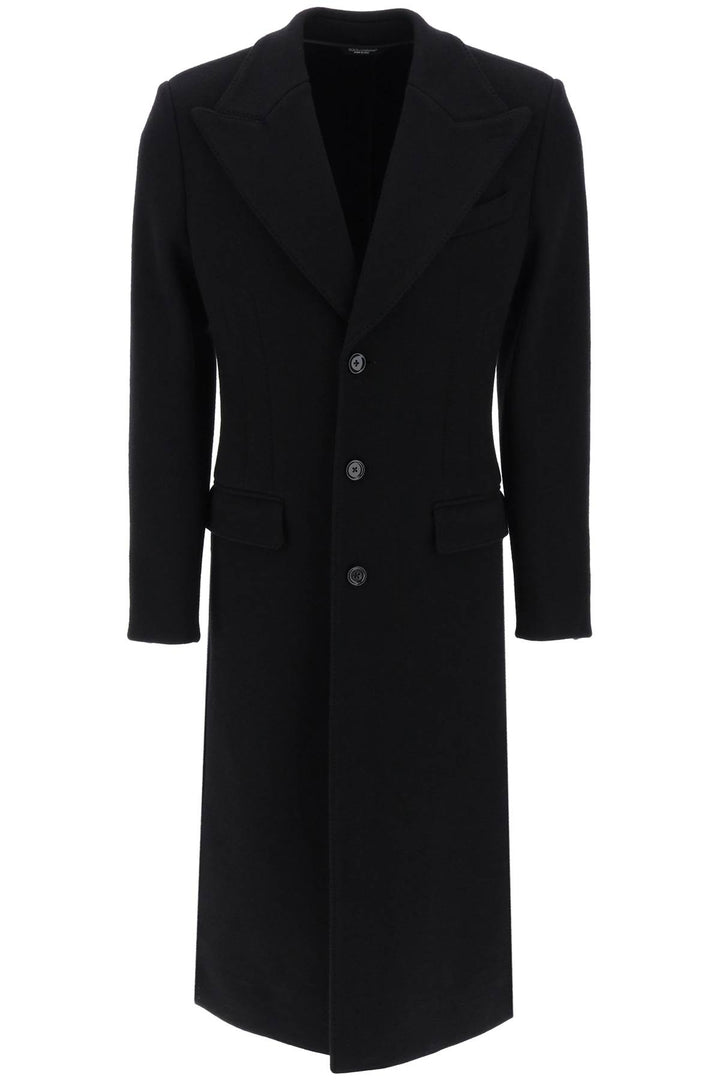 Techno Wool Deconstructed Coat - Dolce & Gabbana - Men