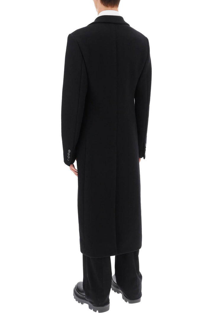 Techno Wool Deconstructed Coat - Dolce & Gabbana - Men