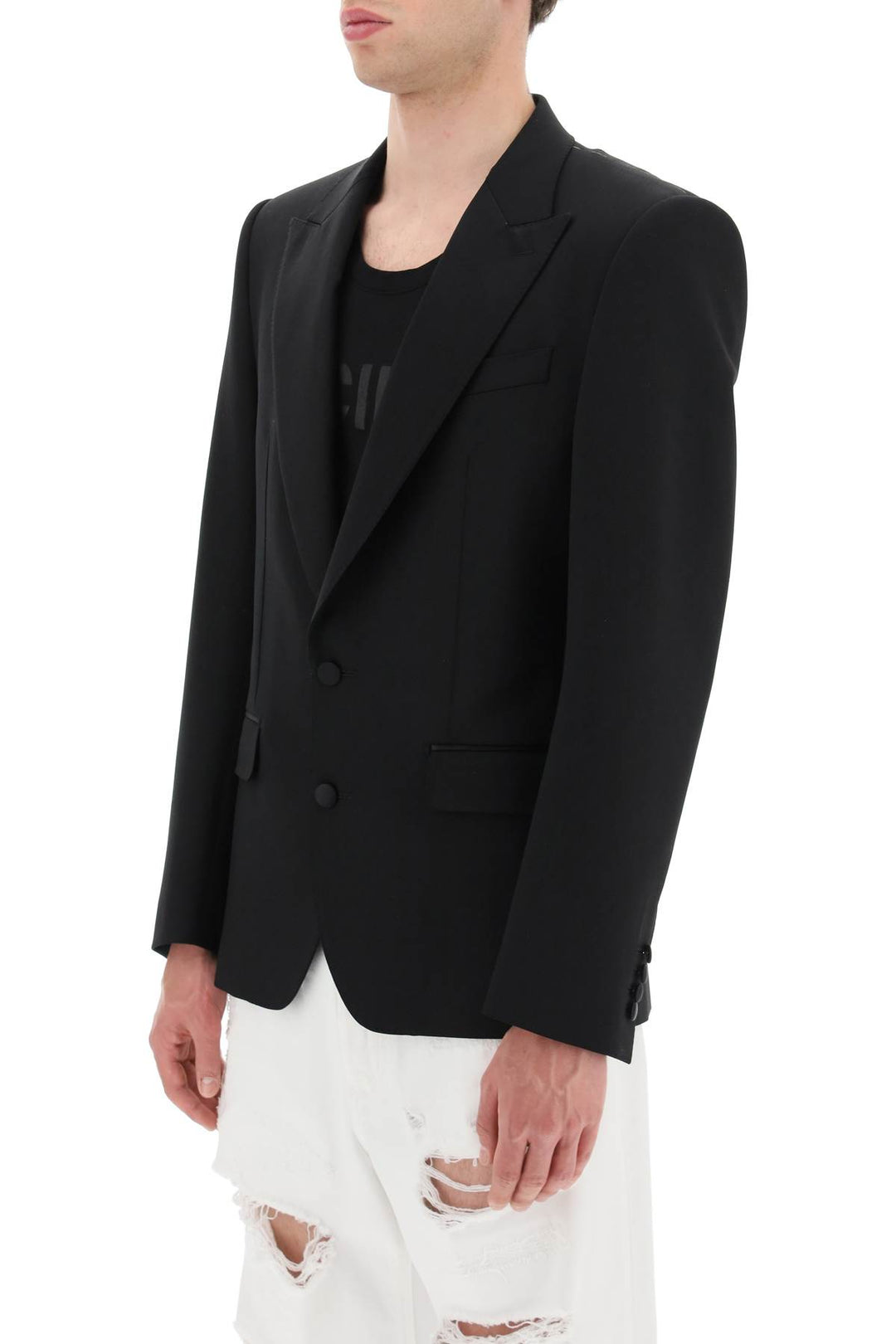 Single Breasted Tuxedo Jacket - Dolce & Gabbana - Men