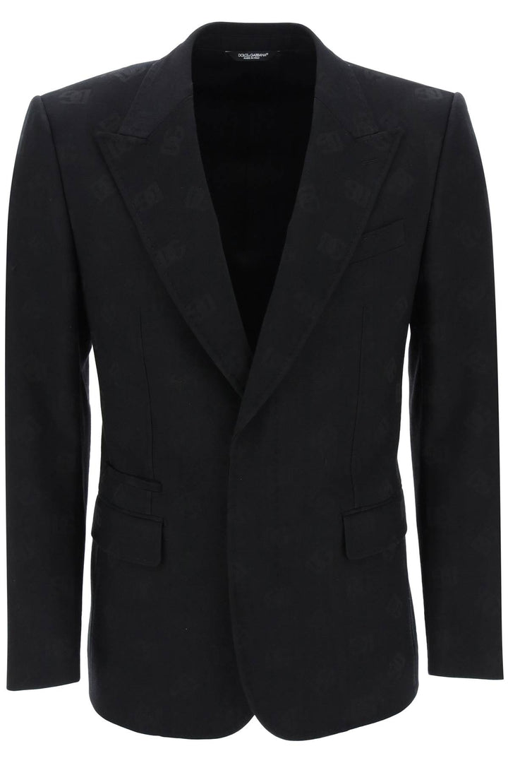 Sicilia Single Breasted Monogram Jacket - Dolce & Gabbana - Men