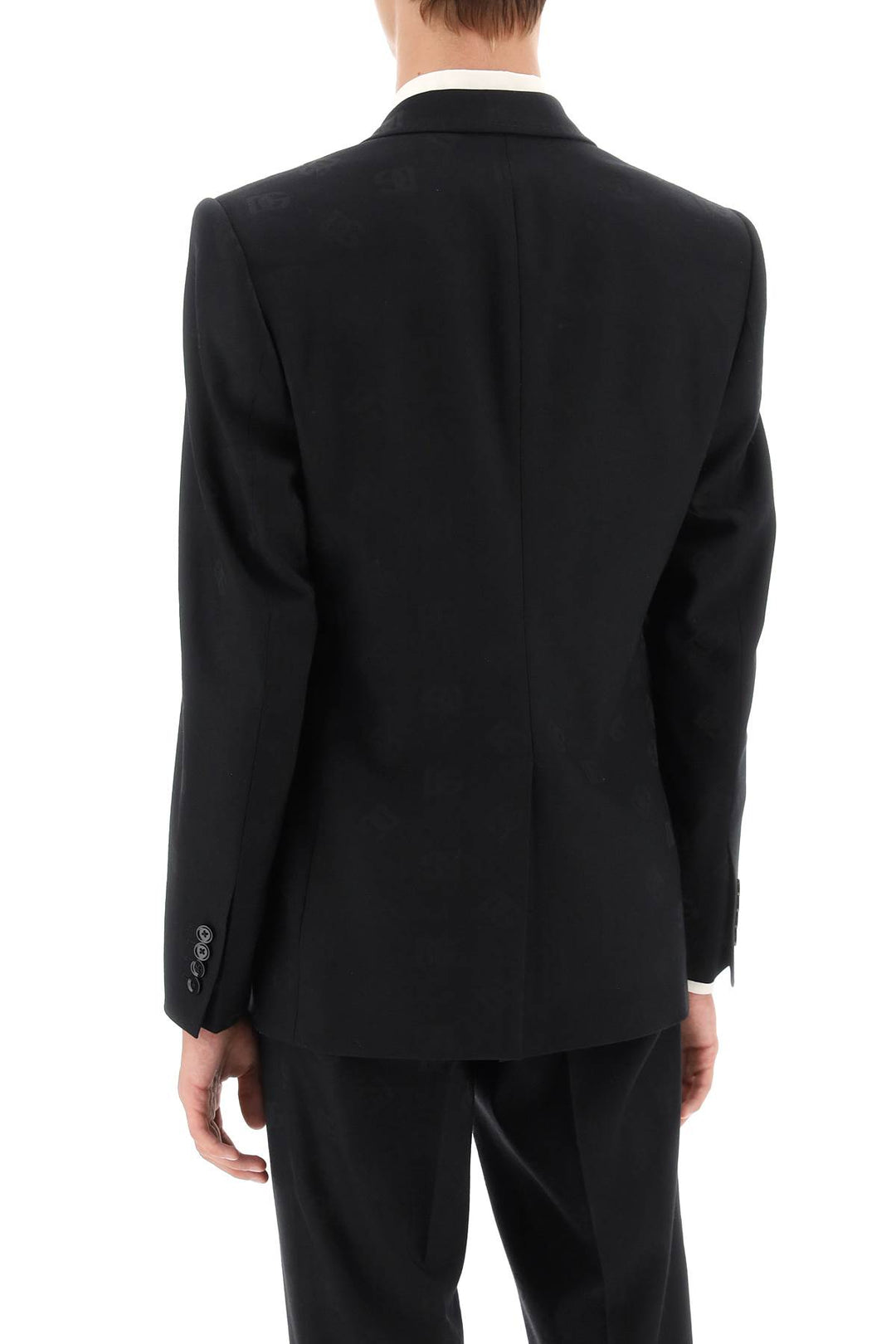 Sicilia Single Breasted Monogram Jacket - Dolce & Gabbana - Men