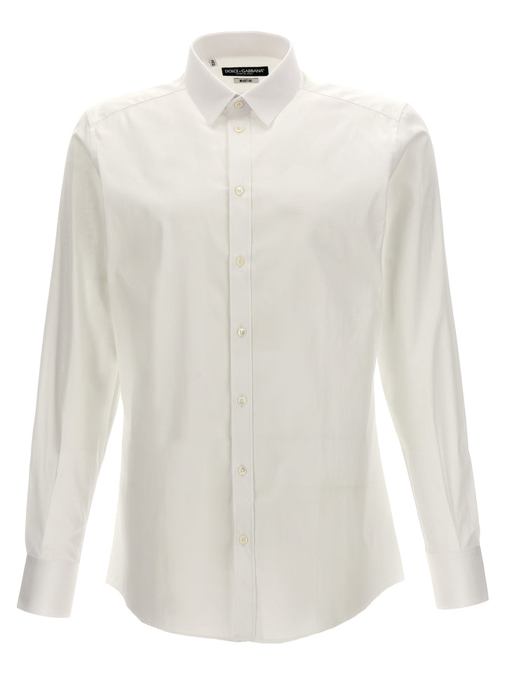 Logo Embroidery Shirt Shirt, Blouse White