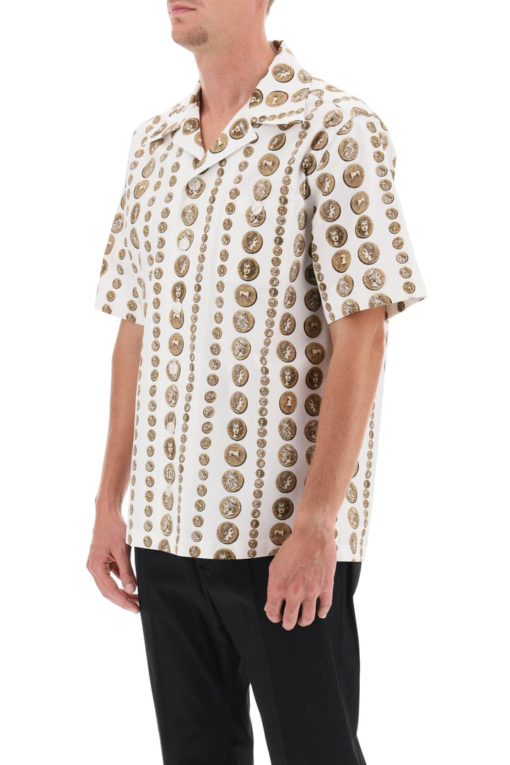 Coin Print Short Sleeve Shirt - Dolce & Gabbana - Men