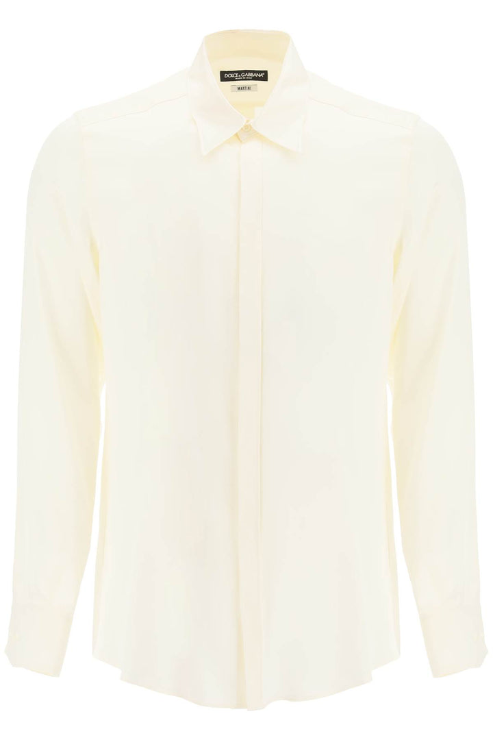 Satin 'Martini' Shirt - Dolce & Gabbana - Men