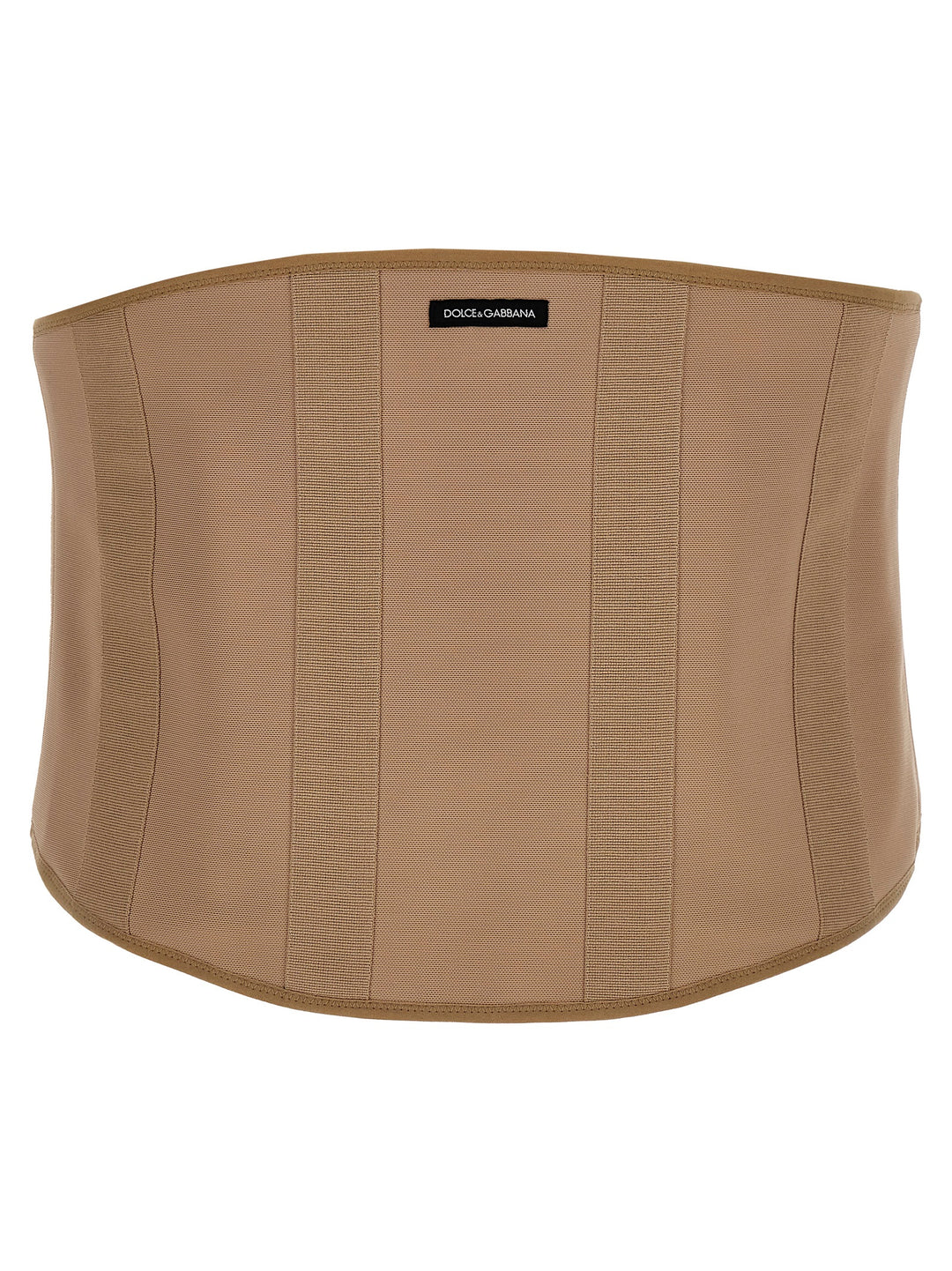 Logo Bustier Belts Beige