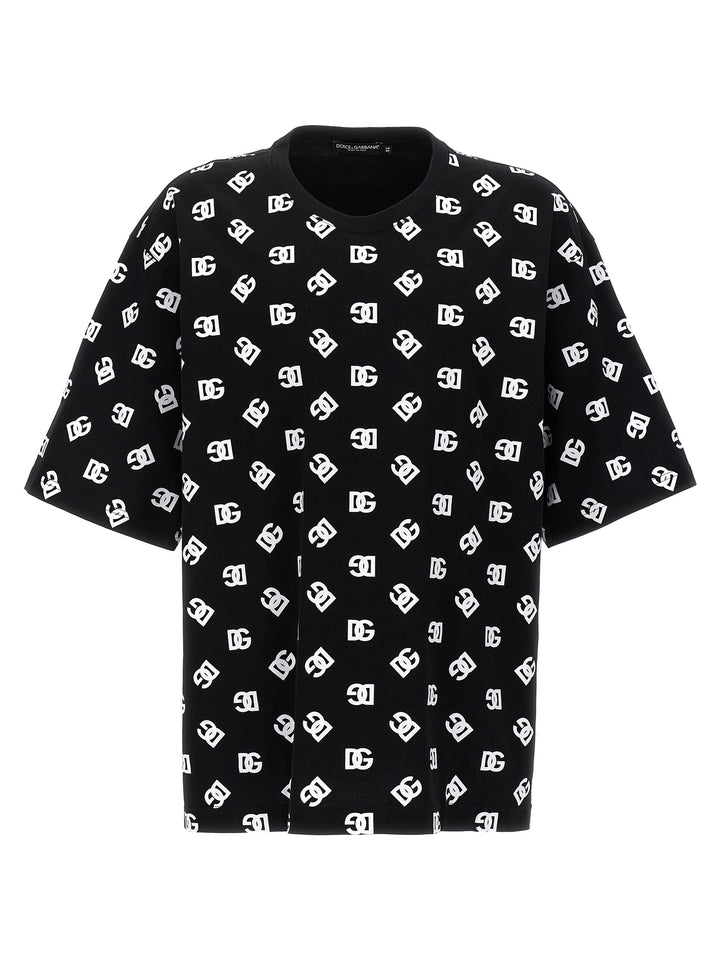 Logo Print T-Shirt White/Black