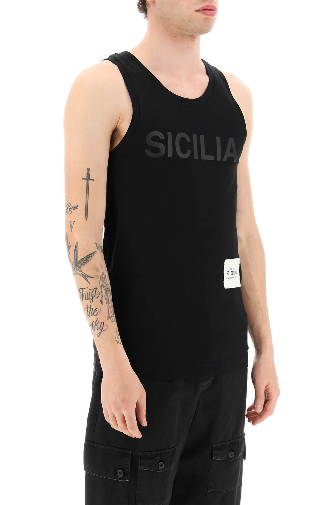 Sicilia Print Re Edition Tank Top - Dolce & Gabbana - Men