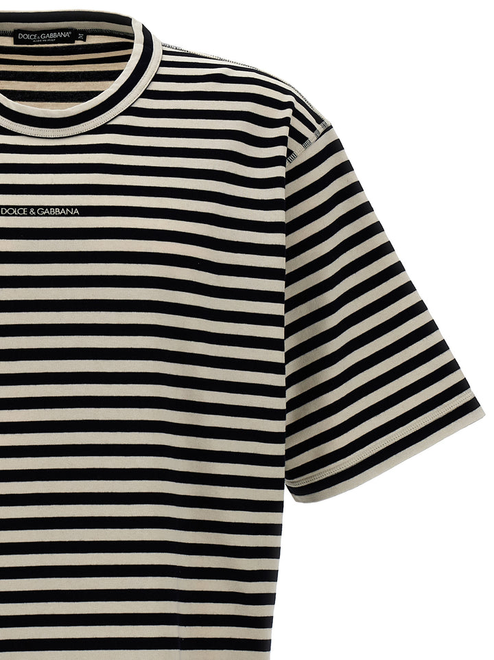 Striped T-Shirt White/Black