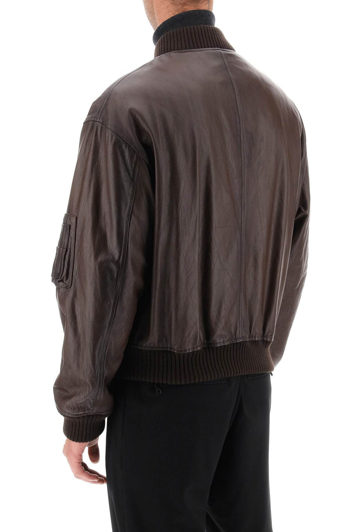 Nappa Bomber Jacket - Dolce & Gabbana - Men