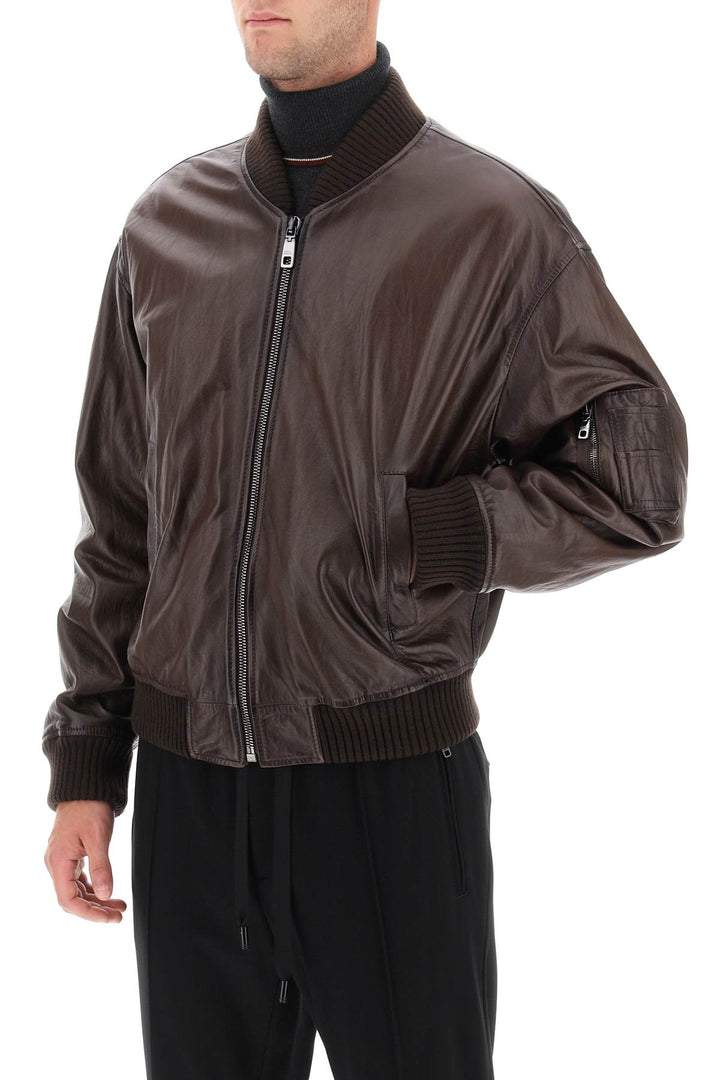 Nappa Bomber Jacket - Dolce & Gabbana - Men