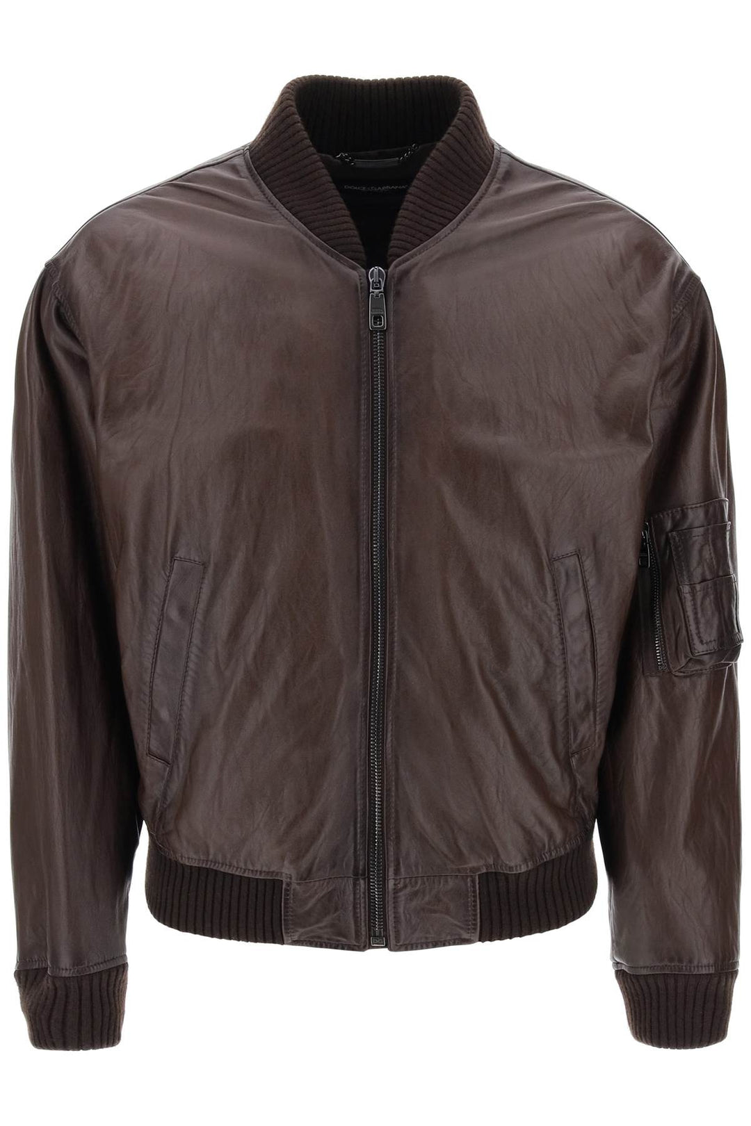 Nappa Bomber Jacket - Dolce & Gabbana - Men