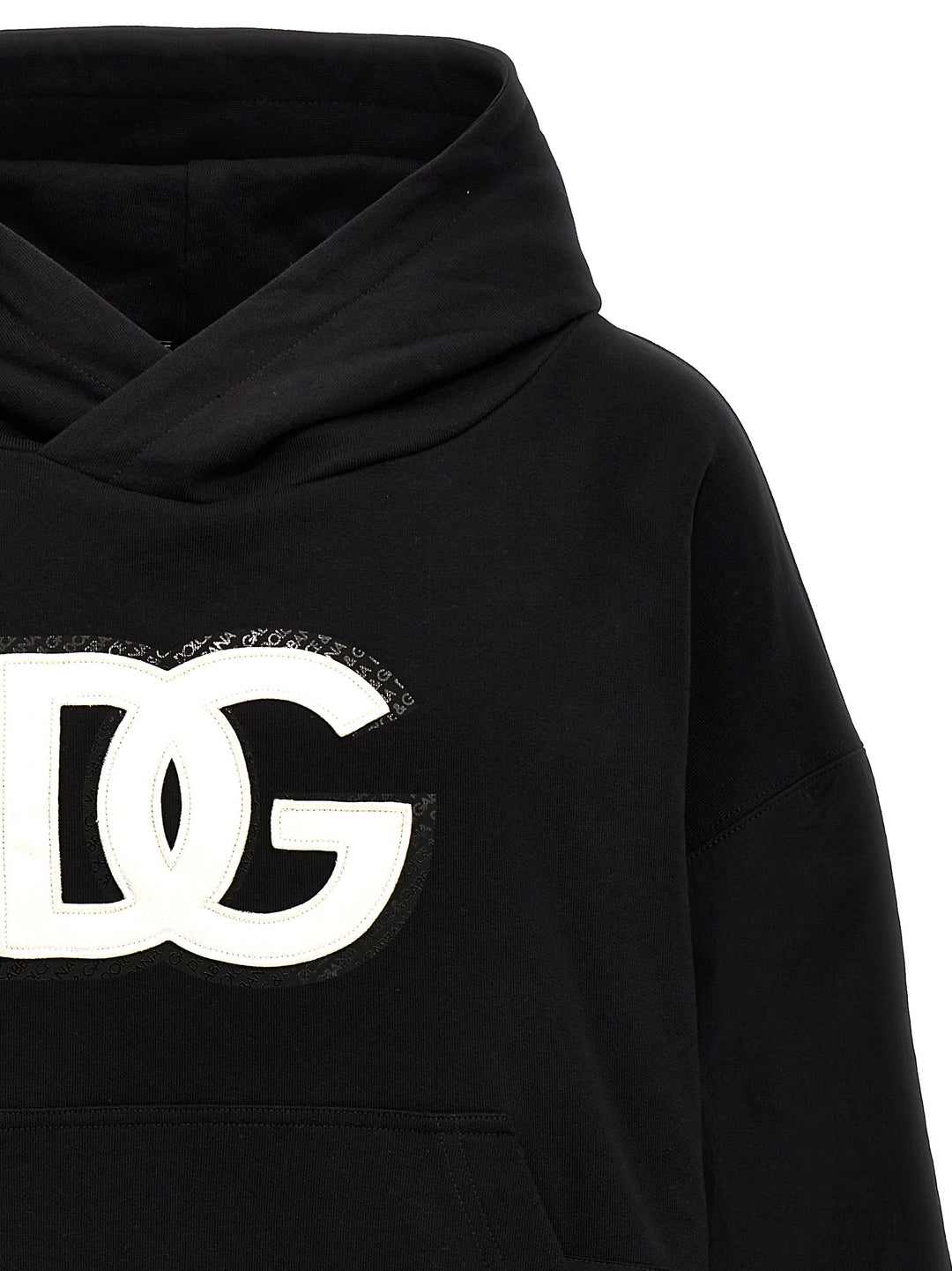 Logo Hoodie Sweatshirt Black