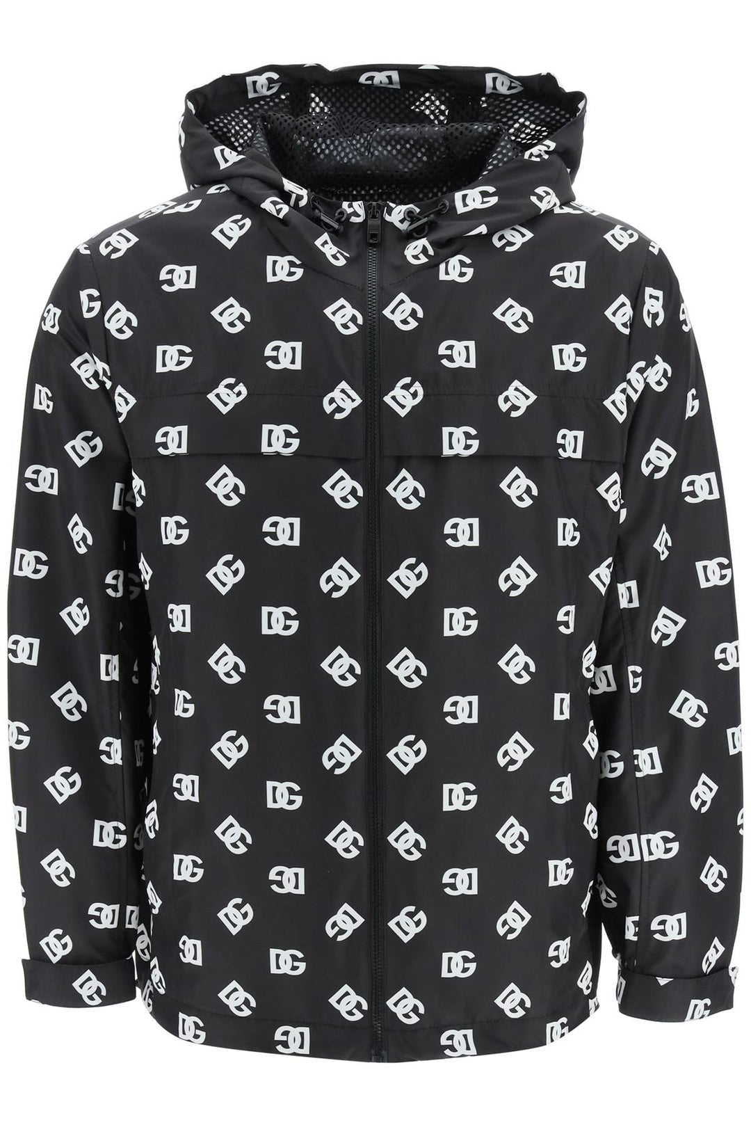 Dg Logo Hooded Windbreaker - Dolce & Gabbana - Men