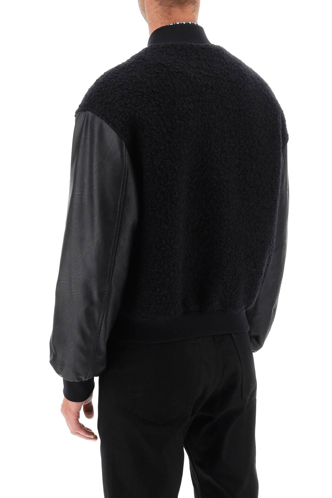 Wool Teddy Bomber Jacket - Dolce & Gabbana - Men