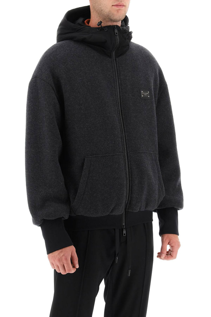 Hooded Bomber Jacket - Dolce & Gabbana - Men