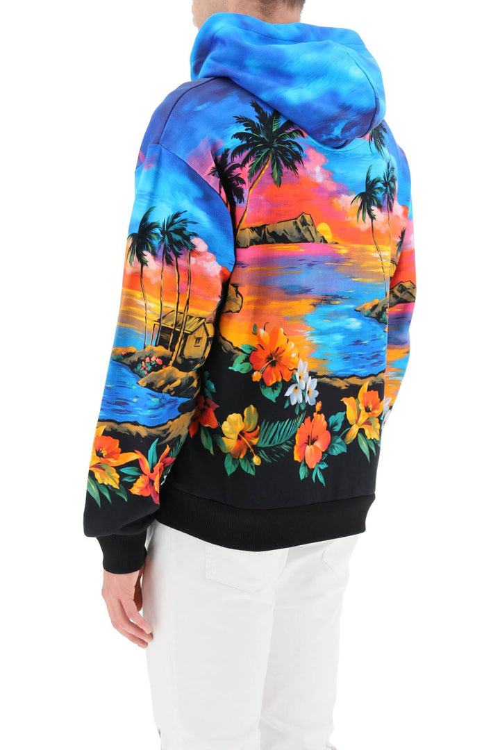 Hawaii Print Hoodie - Dolce & Gabbana - Men