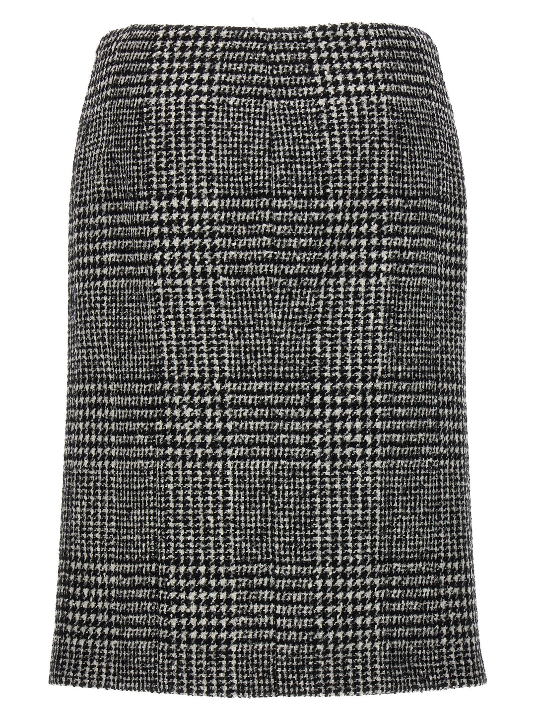 Prince Of Wales Skirt Skirts White/Black