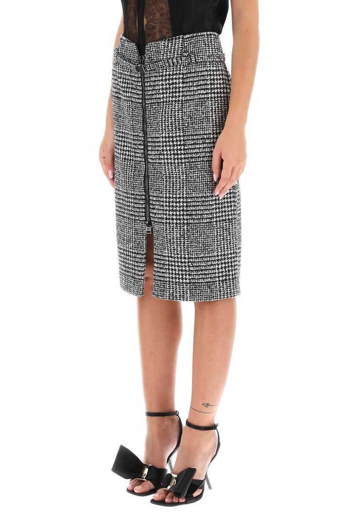 Prince Of Wales Pencil Skirt - Tom Ford - Women