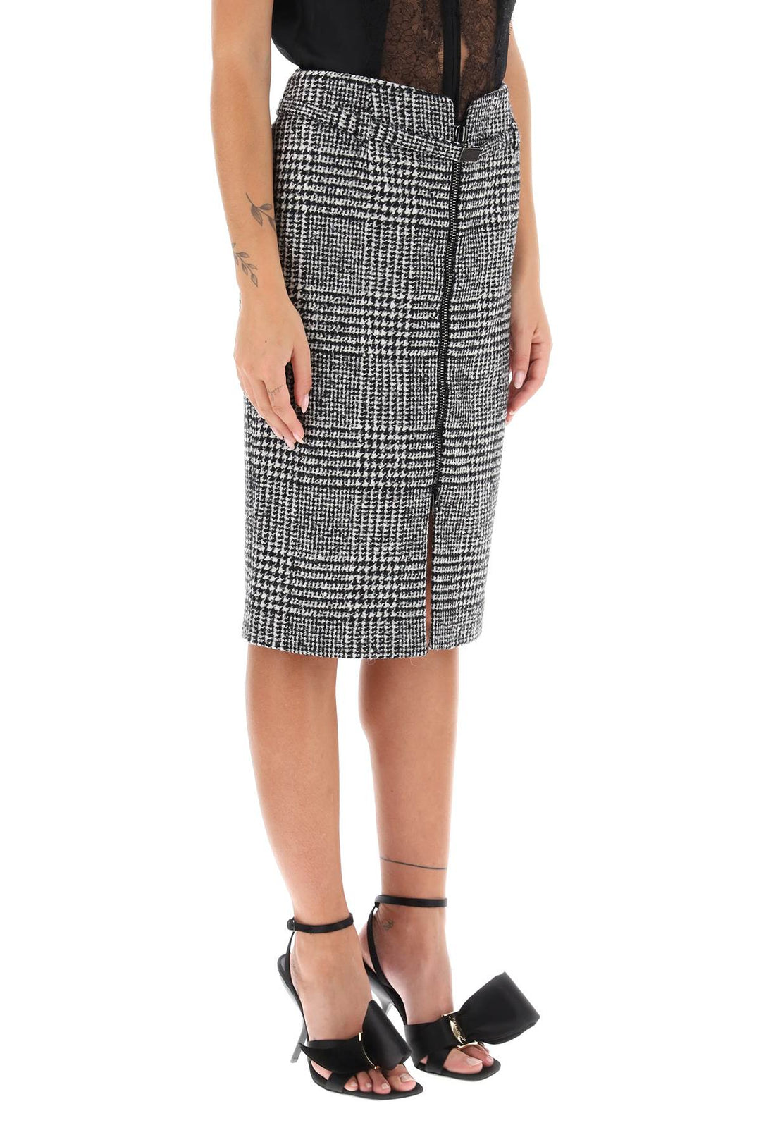 Prince Of Wales Pencil Skirt - Tom Ford - Women