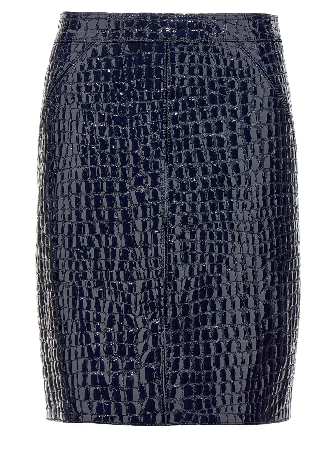 Tom Ford Croc Print Skirt Skirts - Blue | d07cfea3e0de374ee08eba9c279b17c40982e7bc
