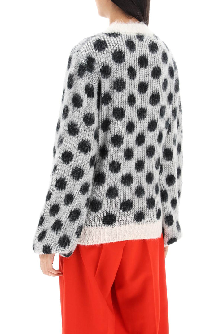 Polka Dot Mohair Sweater - Marni - Women