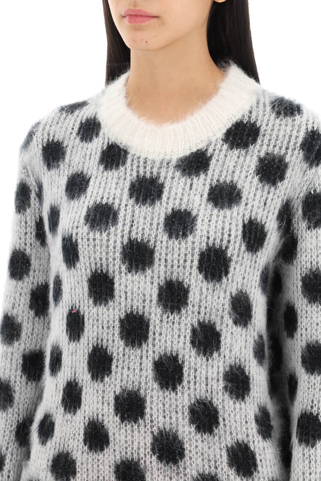 Polka Dot Mohair Sweater - Marni - Women