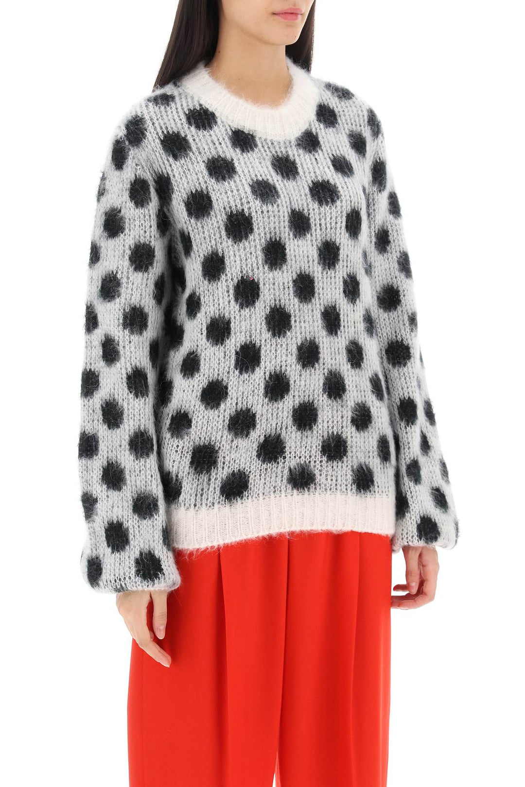 Polka Dot Mohair Sweater - Marni - Women