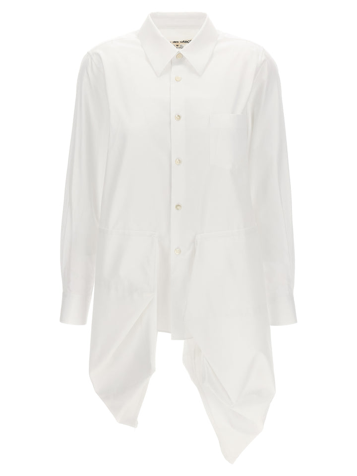 Asymmetrical Shirt Shirt, Blouse White