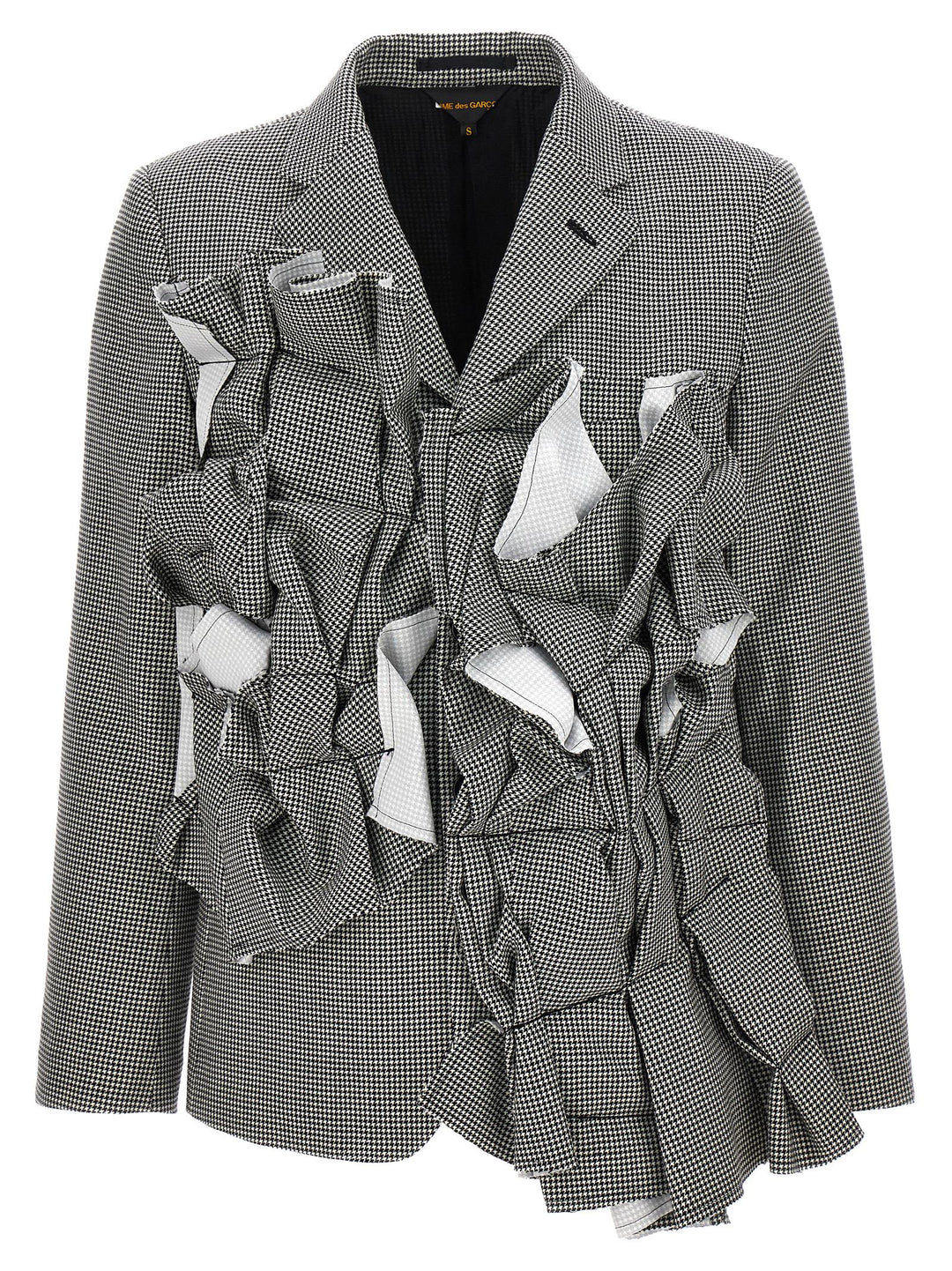 Blazer Ruffles Jackets White/Black