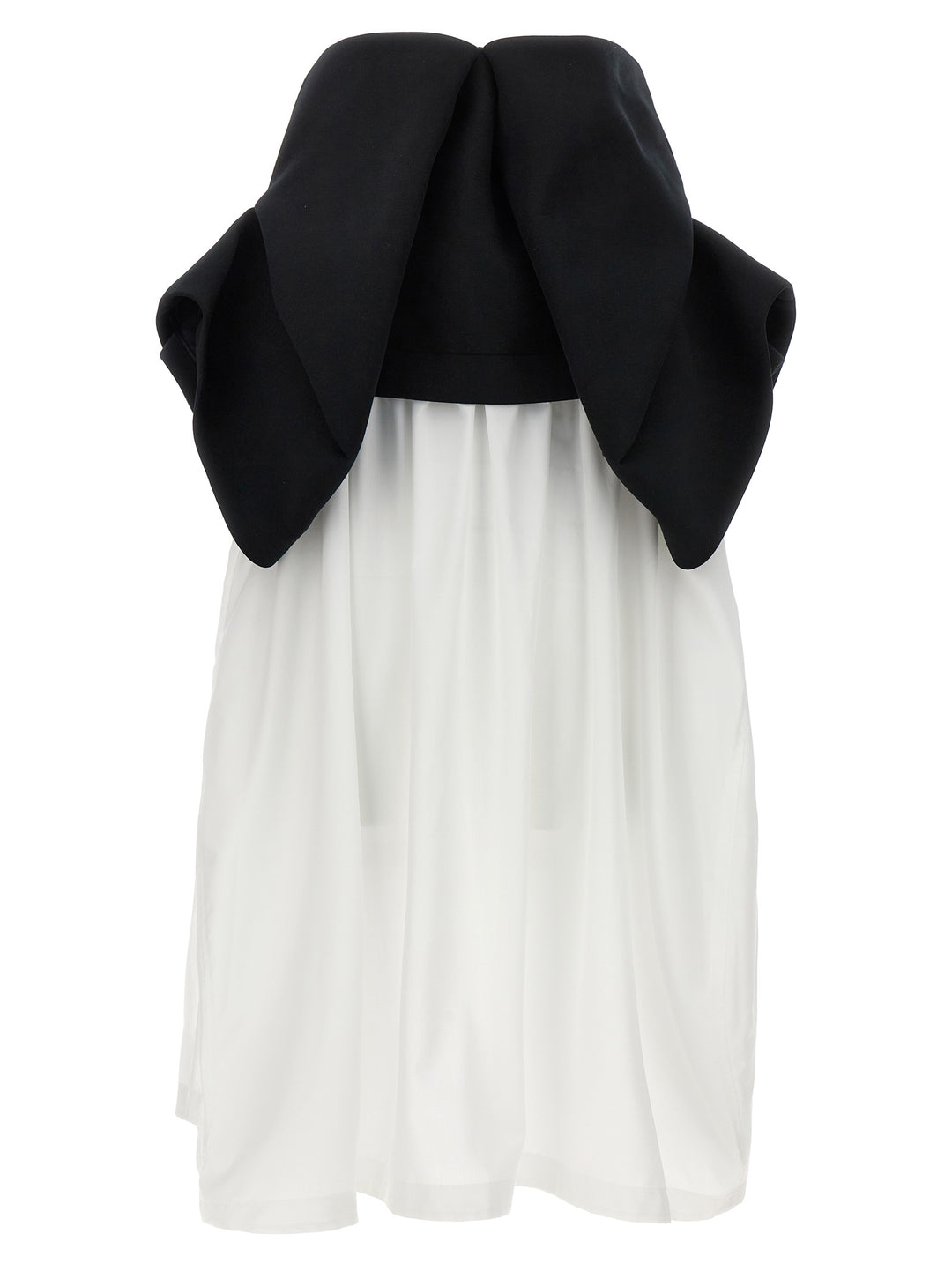 Hood Application Dress Dresses White/Black