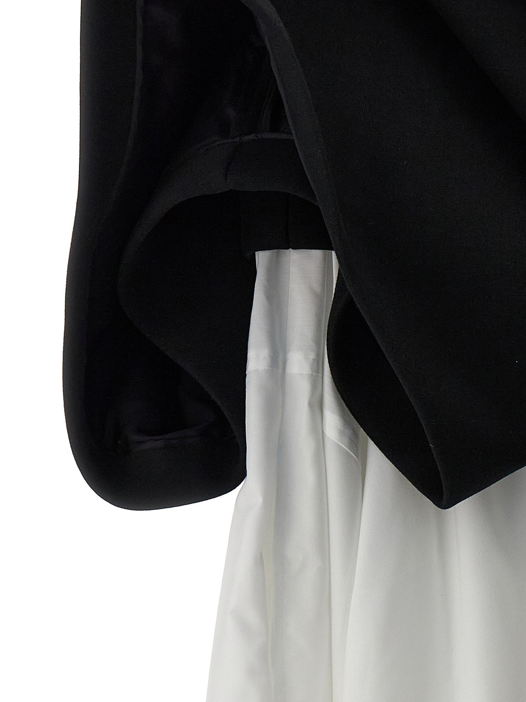 Hood Application Dress Dresses White/Black